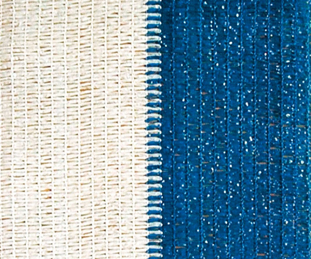 rete ombreggiante rotolo mt.100 col. bianco/azzurro h. cm. 400 cod:ferx.vit24308