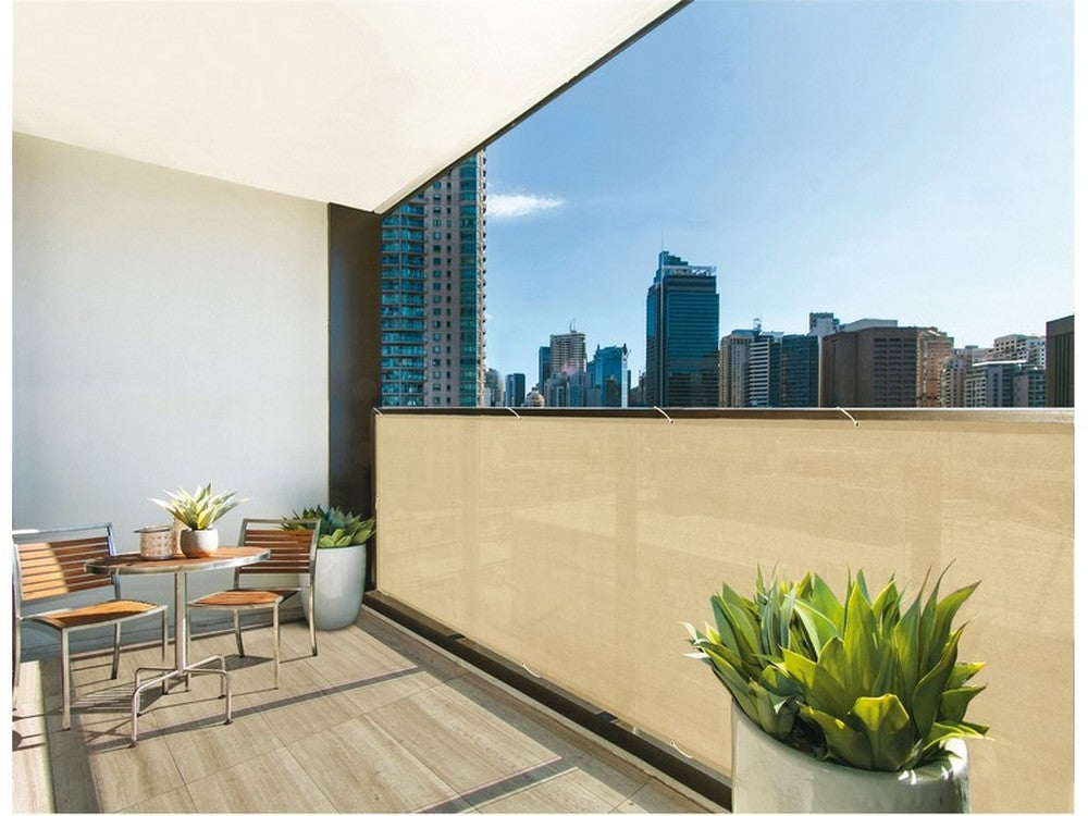 telo frangivista per balcone mt. 6x0,9 h col. beige cod:ferx.vit52641