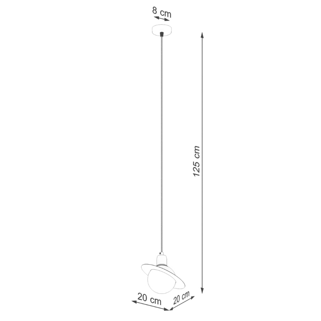 Lampada a sospensione TITANO sfera bianca G9 PureLume