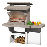 1pz barbecue muratura 'luxor' 159 x 72 x h 161,5 cm cod:ferx.6129169nlm