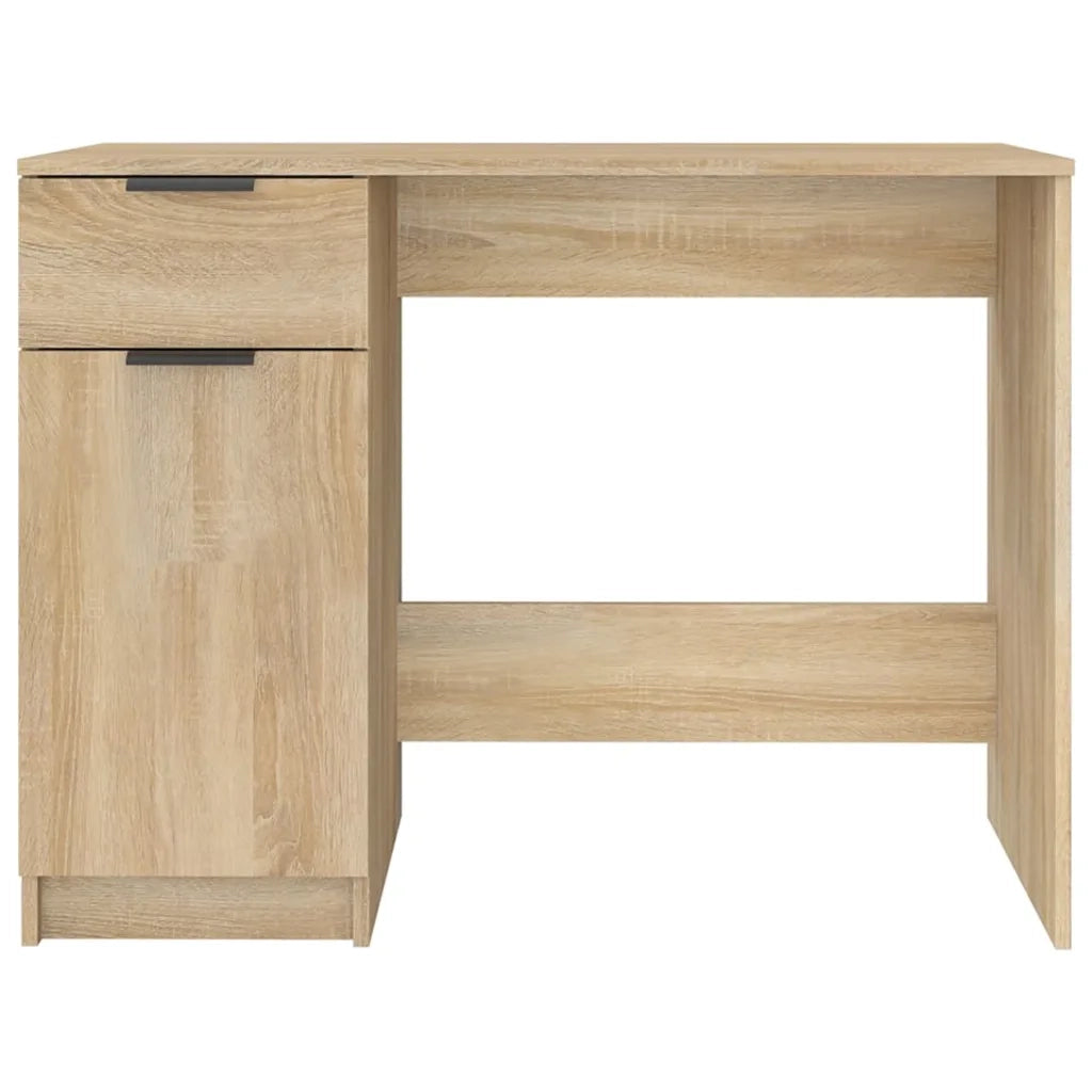 Scrivania Rovere Sonoma 100x50x75 cm in Legno Multistrato cod mxl 71890