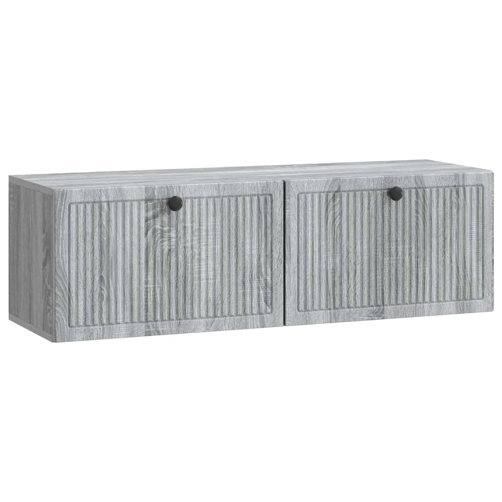 Mobile Porta TV da Muro Grigio Sonoma 98 x 31 x 30 cm 898051