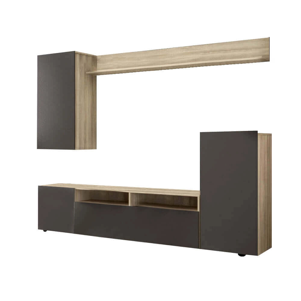 Parete Attrezzata per Soggiorno in Legno Composito cm 210x36 5x170 - JERE