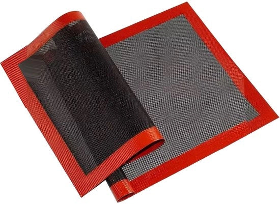 Piatto di cottura in silicone - Tavola da forno perforata - 2 pezzi - 30x40cm - Silicone