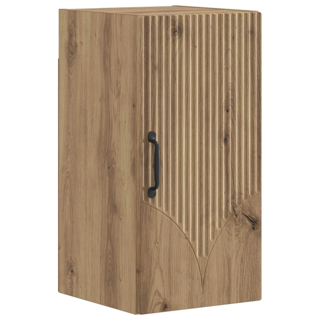Set di Mobili da Bagno da 4 Pezzi HOORN Rovere Artigianale 3417962
