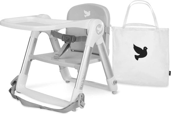 Sedile per bambini da tavolo, alta seduta, sedile pieghevole con ciotola, sedile portatile con borsa, sedile per bambini per mangiare