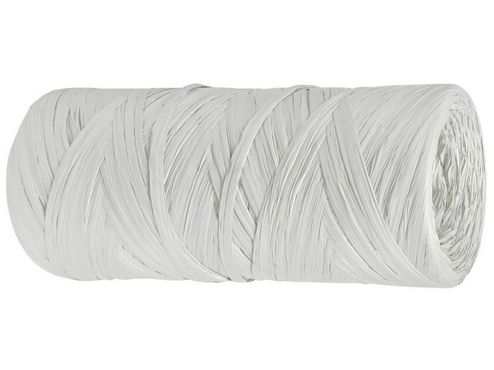 rafia sintetica a conetti col. avorio gr.200 cod:ferx.vit49596