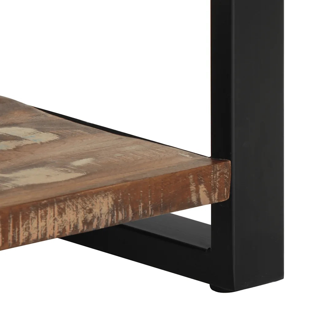 Tavolo Consolle Multicolore 100x35x75cm Legno Massello Recupero 4015930