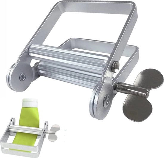 Squeezer per tubi - Efficiente e Sostenibile - Risparmia denaro e riduci sprechi - Progettato ergonomicamente - Ambientalmente puro - Facile da utilizzare - Realizzato in acciaio inossidabile - Adatto per dentifrici, creme, gel - Per ultimi residui