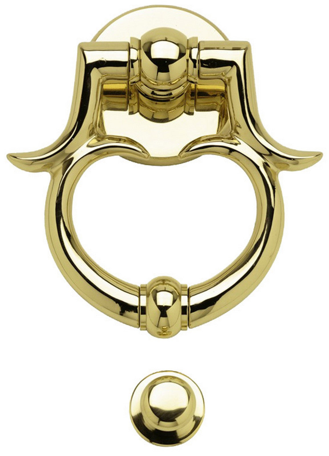 battente barocco ottone lucido verniciato cod:ferx.8194