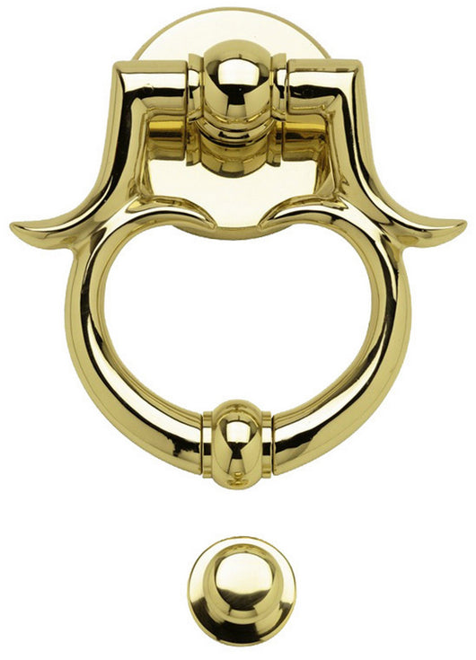 battente barocco ottone lucido verniciato cod:ferx.8194