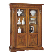 Vetrina in legno arte povera 2 ante bassano l 155 cm x p 48 cm x h 210cm (488) - Mobili 2G