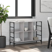 Credenza Grigio Sonoma 102x32x73,5 cm in Legno Multistrato 837725