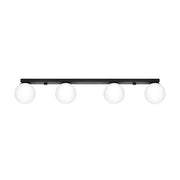 Plafoniera/Applique Pure Lume Soleda 4xG9 bianco/nero