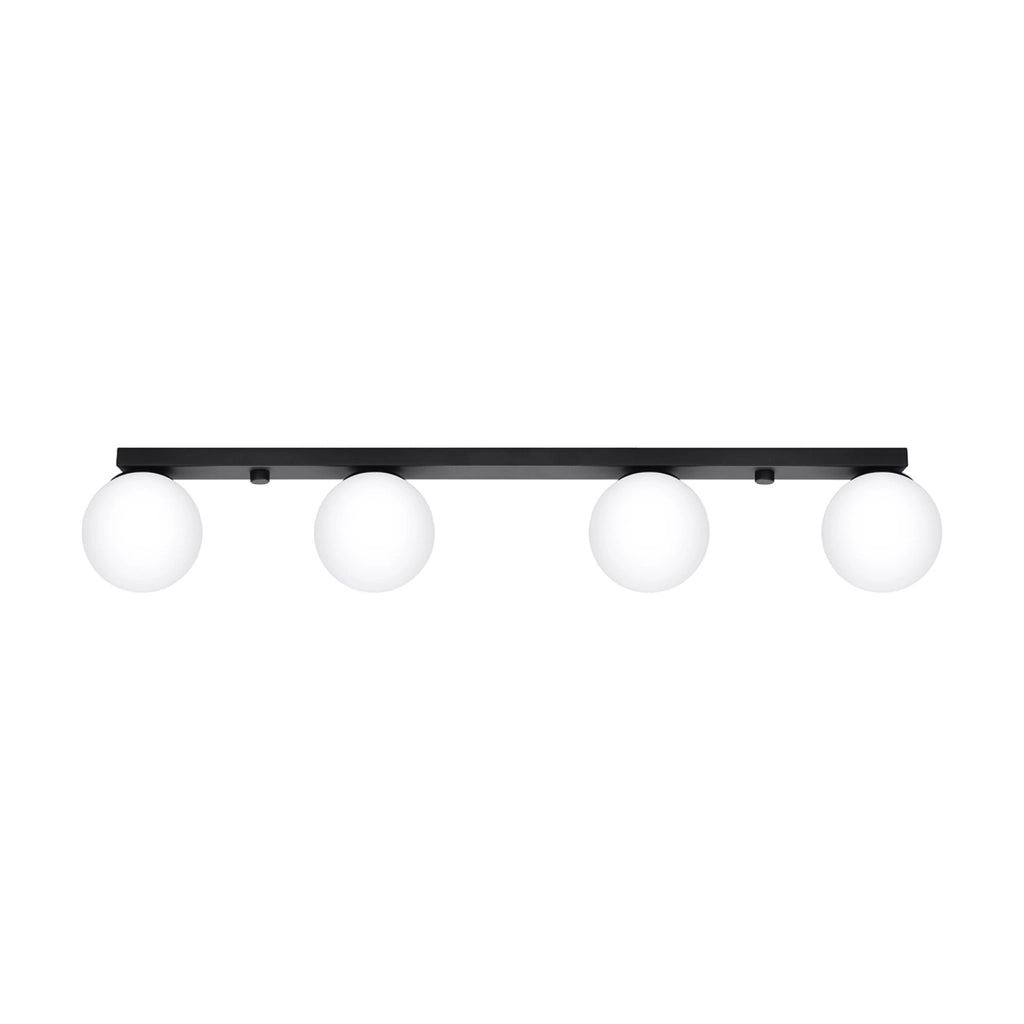 Plafoniera/Applique Pure Lume Soleda 4xG9 bianco/nero