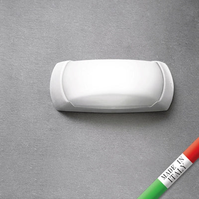 Francy OP plafoniera esterna Fumagalli E27 IP66 in resina antiurto bianca