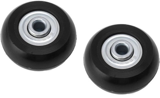 Sostituzione ruote zavorranti - Set di cuscinetti silenziosi in gomma PU - Resistente e silenzioso - Universale per ruote zavorranti - Dimensioni 45 mm x 18 mm - Ruote per bagagliaio