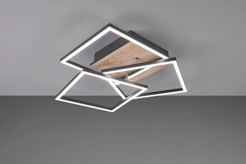 Plafoniera MOBILE legno chiaro LED 27W 2700-6000K RL