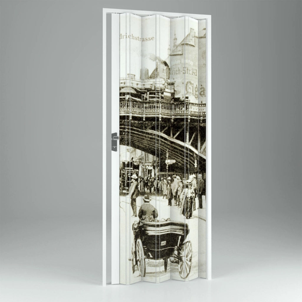 Porta a Soffietto da Interno in PVC New York 89 5x214 cm mod. Vera