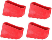Laddero anti-slip 4 pezzi - Gomma antiscivolo - Protezione universale per le gambe delle scale - Duraturo - Forte aderenza - Sicurezza per i lavoratori a domicilio - Ladder stoppers