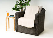 Telo Arredo Granfoulard Copritutto Cotone Made Italy Vari Disegni Arredatutto Copriletto Multiuso - 1 Piazza - Tinta Unita Beige