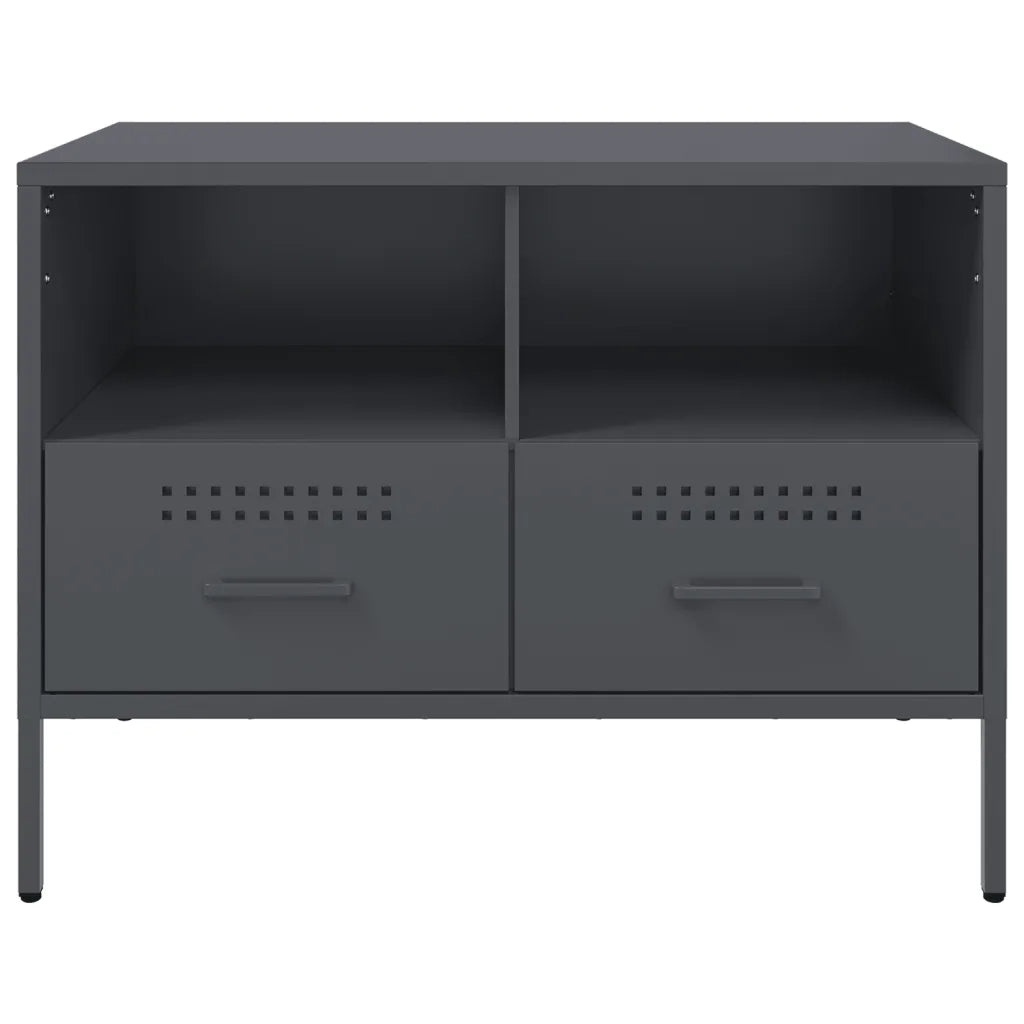Mobile TV Antracite 68x39x50,5 cm in Acciaio 843046