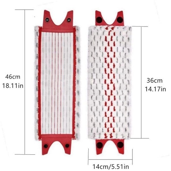 Due sostituenti asciugamani per piatti Adatti a detersivi per piatti Vileda e Ultramax, asciugamani per piatti 2 in 1 microfibra, adatti a tutti i pavimenti duri.