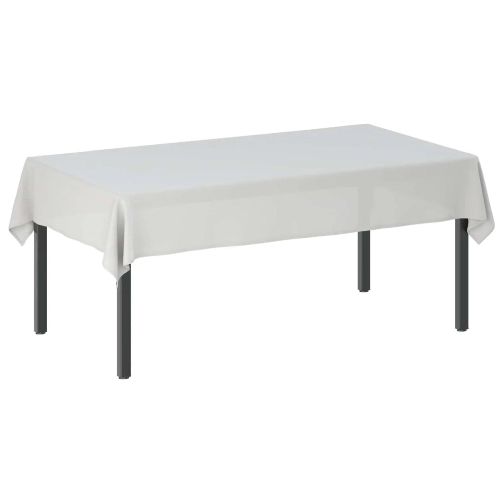 Tovaglia da Tavolo 5 pz Rettangolare Bianco 110 x 180 cm 42040322