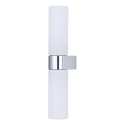 Applique Natalie bianco/cromo 2xG9 10W IP44 Nowodvorski