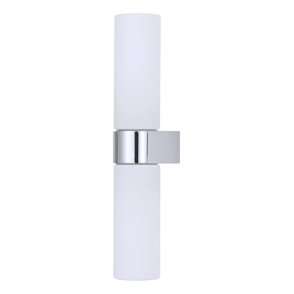 Applique Natalie bianco/cromo 2xG9 10W IP44 Nowodvorski