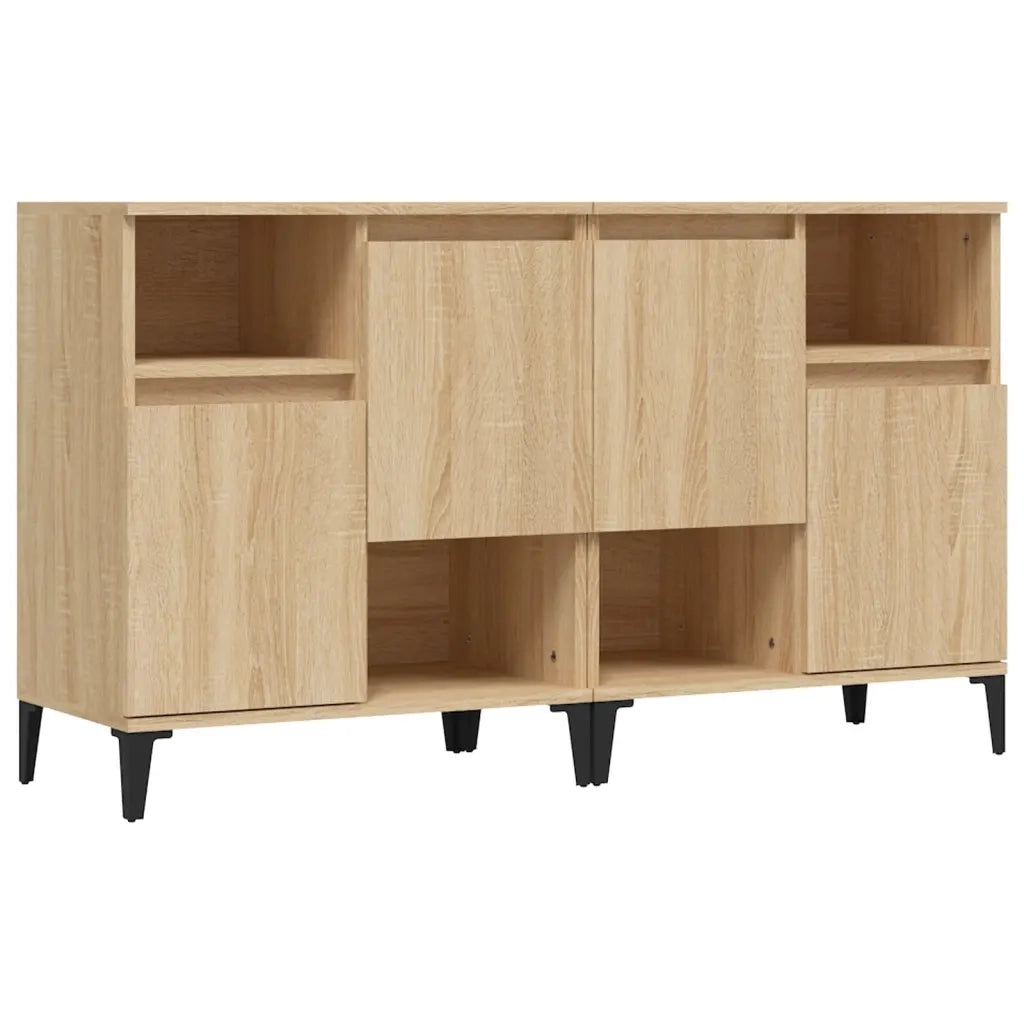 Credenze 2pz Rovere Sonoma 60x35x70 cm in Legno Multistrato 3185730