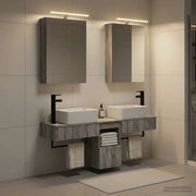 Set di Armadi da Bagno 5 pcs Sonoma grigio 50 x 14,5 x 70 cm 3406316