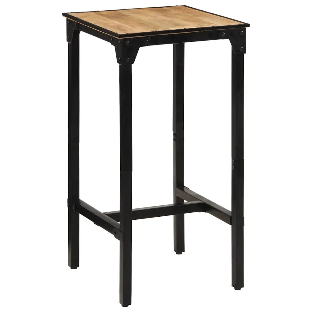 Tavolo da Bar 60x55x107 cm in Legno Grezzo Massello di Mango CFW3087685