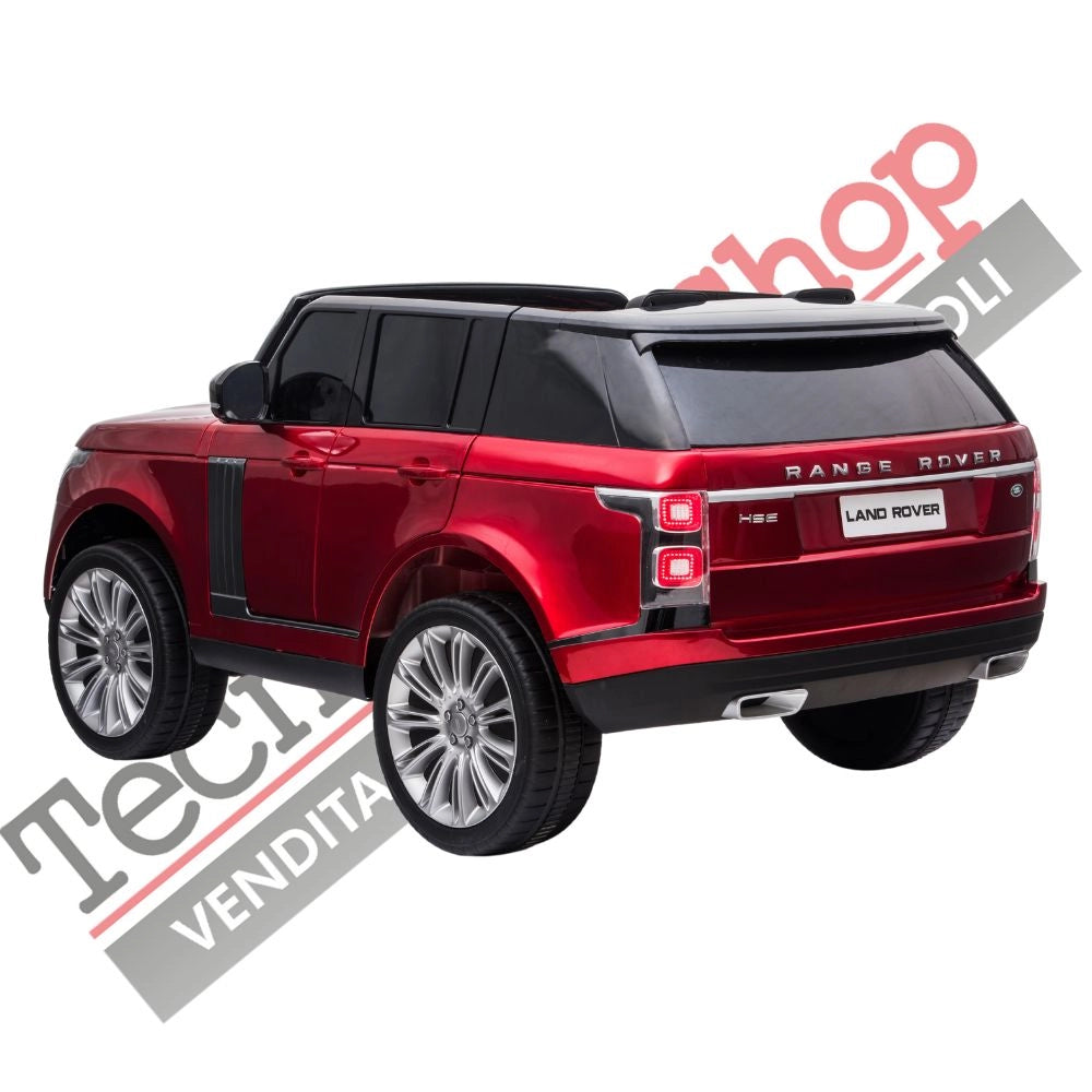 Auto Elettrica Per Bambini Land Rover Range Rover Sport HSE 2 Posti -  Verniciata-Rosso