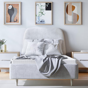 Coprimaterasso Topper Memory 180x200x6 cm - RATTANTREE - Coprimaterasso in memory foam a doppio strato - con copertura antiacaro e traspirante