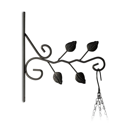 Gancio da muro per piante da giardinaggio vaso da fiori in metallo decorazione da giardino 2013104