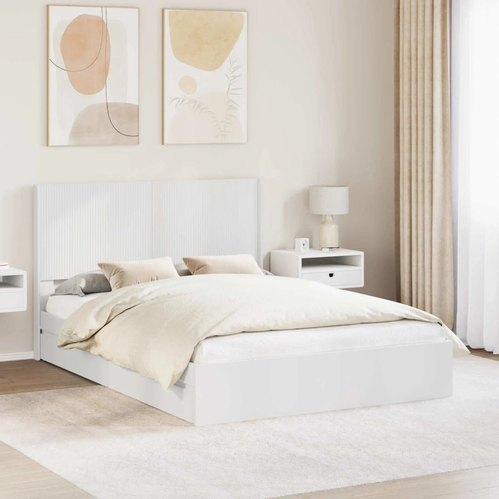 Struttura del letto con stoccaggio e testata 3 pcs 3414025