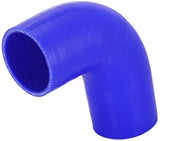 Siliconen slang 90 gradi ellboog - riserva - universale - colore blu - diametro interno 57 mm - materiale duraturo - serpentina di raffreddamento