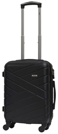 Set 3 Valigie Trolley Rigide in ABS 4 Ruote TSA Ravizzoni Giove Nero