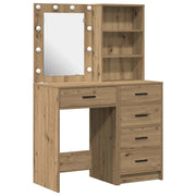 Toeletta | Tavolo da Trucco con cassetto 2 pz Marrone 50 x 41 x 135 cm