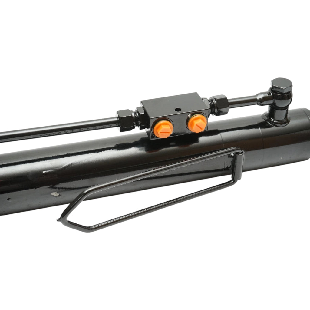 Terzo punto centrale regolabile idraulico, categoria 2–2, lunghezza chiusa 700 mm, corsa 350 mm.