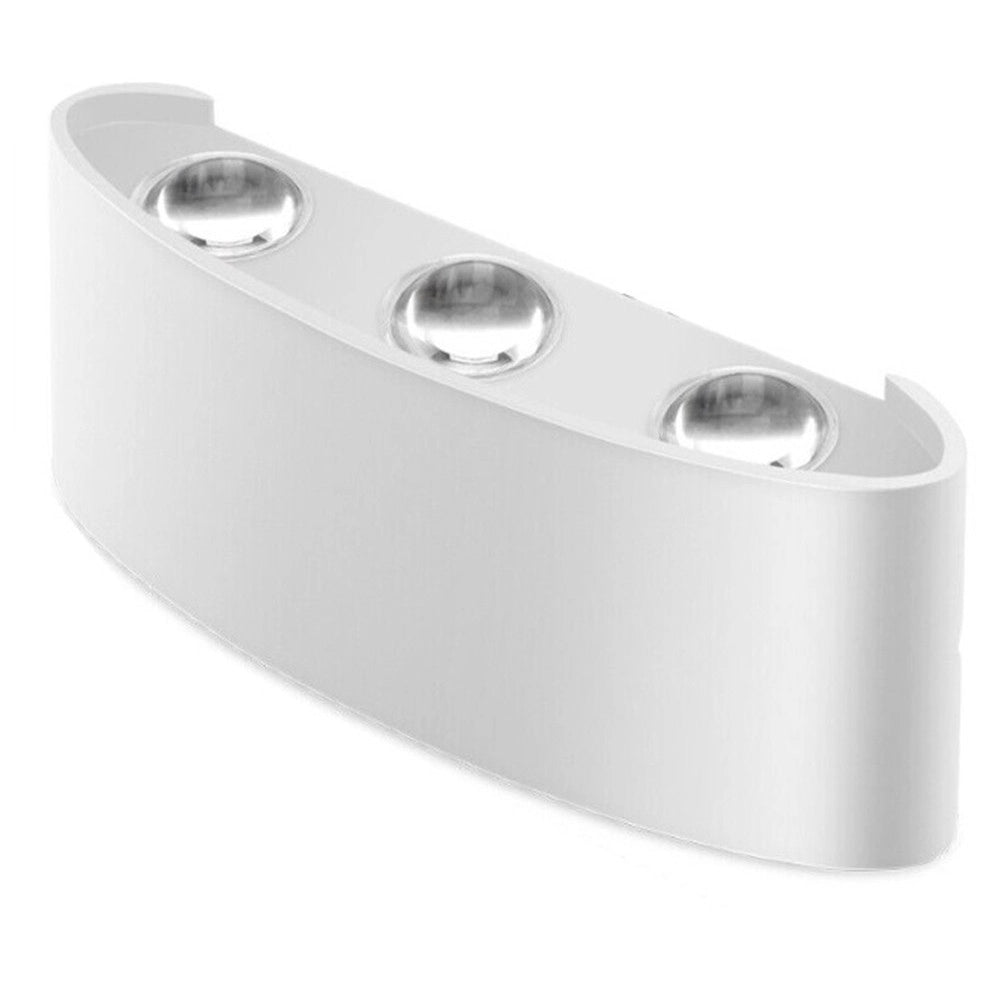 Trade Shop - Applique Lampada Led Da Muro Doppia Emissione Luminosa 16w Luce Selezionabile Cct Es68-3c - Bianco