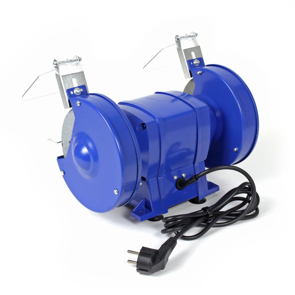 Smerigliatrice doppia 250W Ø mole 150mm Con mola a grana grossa e mola a grana fine