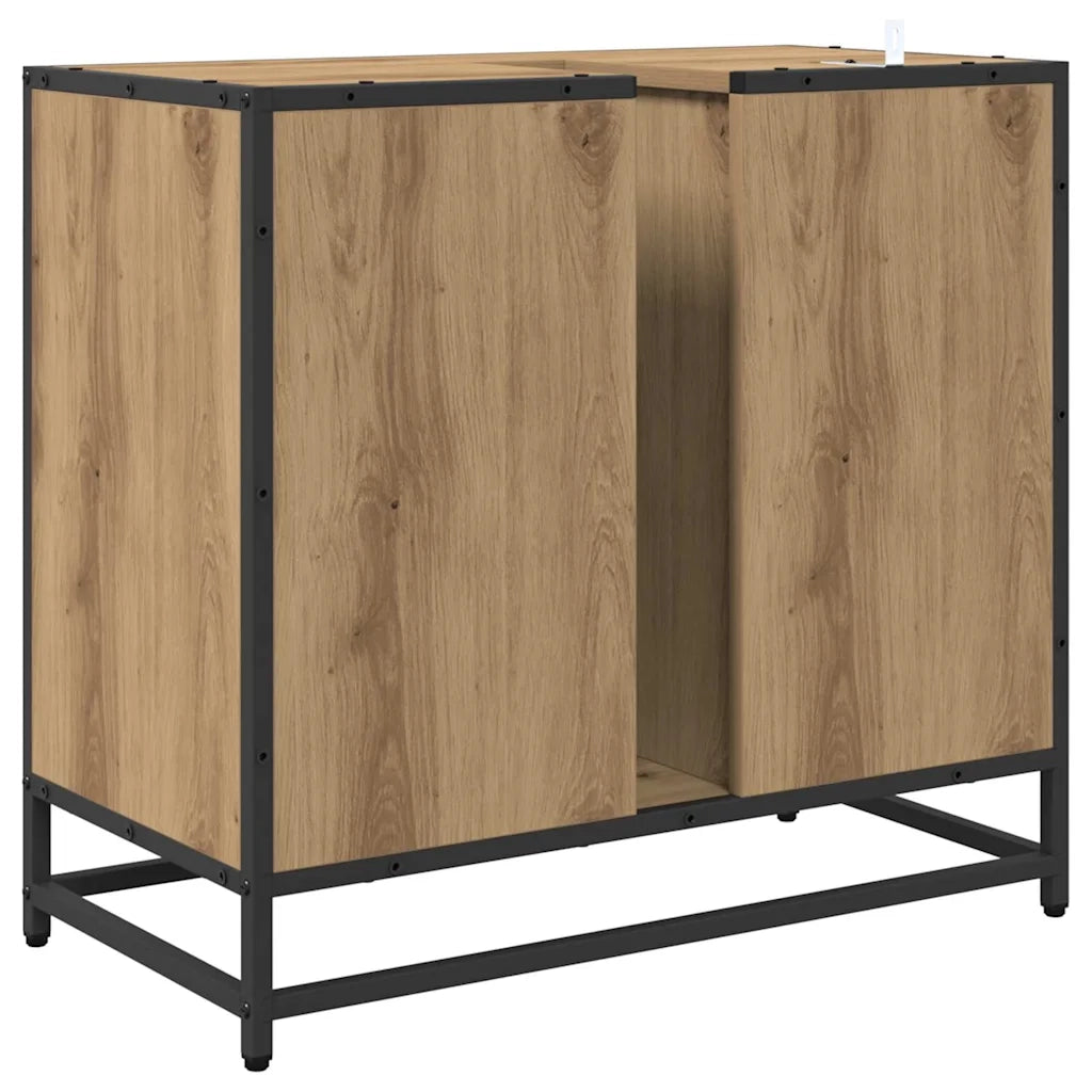 Mobile da Bagno con cassetto Rovere artigianale 65 x 33 x 60 cm