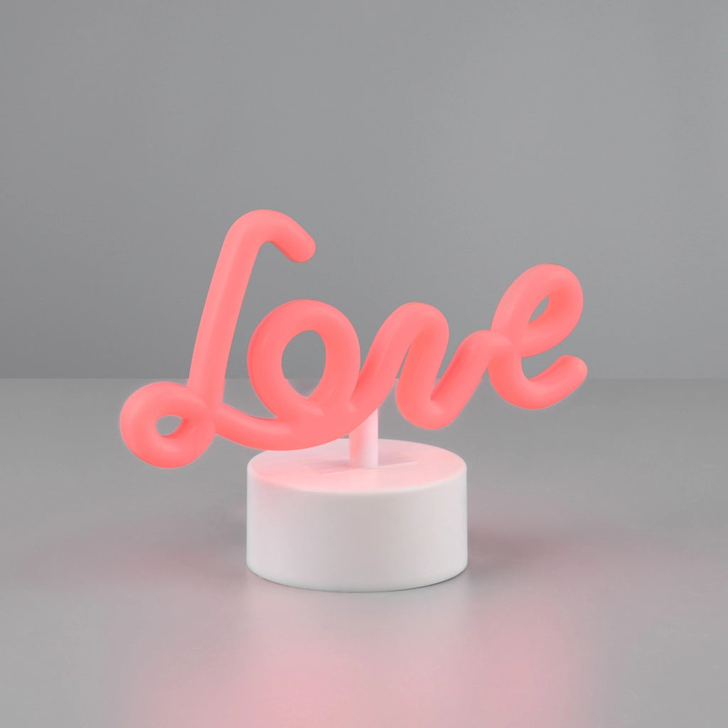 LAMPADA DA TAVOLO LED AMOR 1W H14CM LOVE