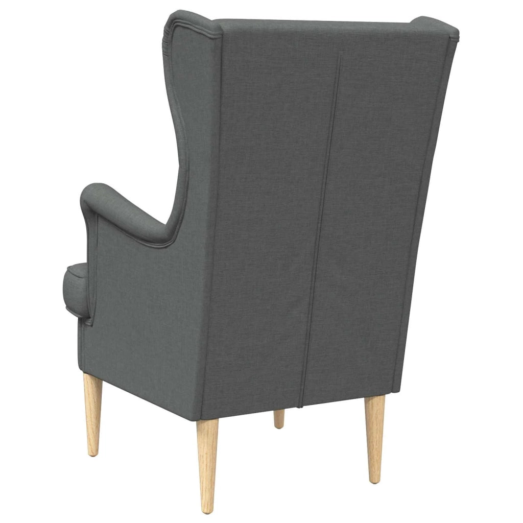 Poltrona-Divano Sedia-Poltroncina Grigio scuro Tessuto 783771