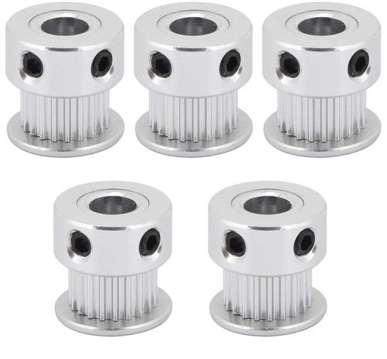 Impugnatura a Tandem 5 pezzi - Foro 6,35mm - 20 denti - Ricambio per Stampante 3D - Duraturo - Leggero