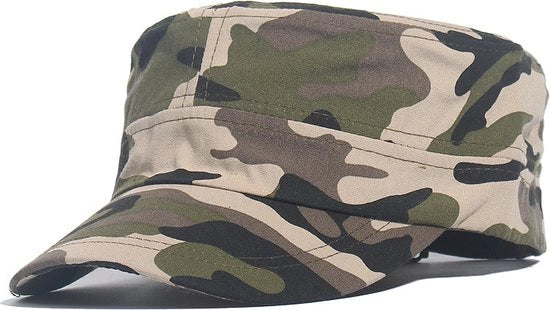 Cappello da Sole Camuffato per Pet - Taglie 54/58 - Camouflage Jungle - Unisex - Cappello da Sole per Animali di Compagnia - Camouflage