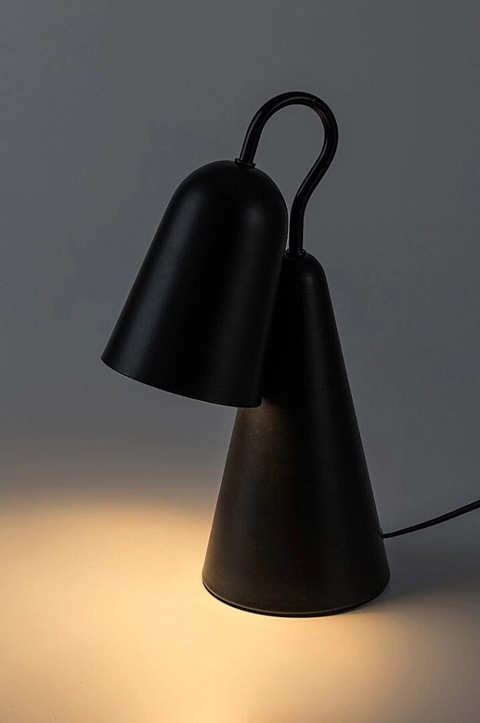 Lampada da tavolo moderna nera orientabile E14 40W Rabalux