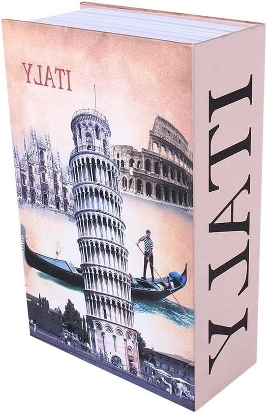 Cassaforte con Blocco di Sicurezza - Piccolo Libellotto di Conversione Portatile Cassaforte in Metallo - Libro Segreto Cassaforte con Libellotto di Conversione 7.09 x 4.53 x 2.17 pollici (#6)